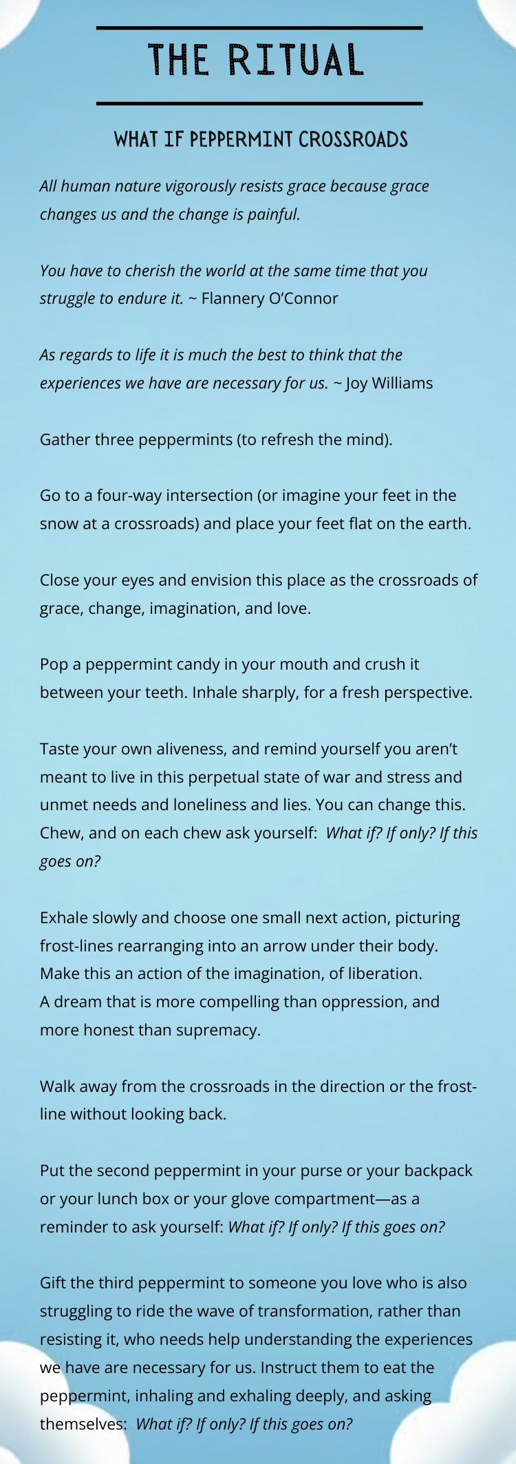 Peppermint Ritual